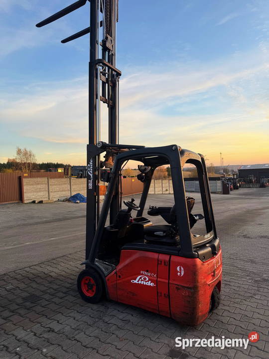 wózek widłowy elektryczny LINDE E16C Triplex 46m elektryczny Działoszyn