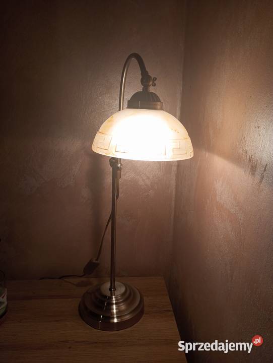 Lampa stołowa mosiądz Biłgoraj