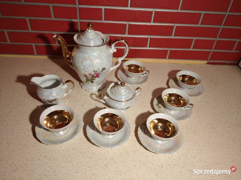 Zestaw kawowy porcelana Wawel Wrocław