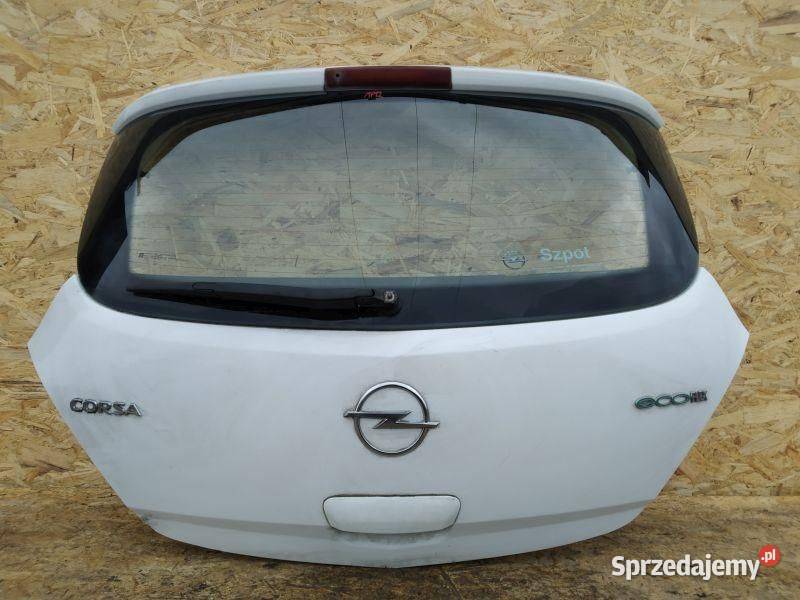 TYLNA KLAPA TYŁ POKRYWA BABAŻNIKA TYŁ SZYBA OPEL osobowe Rudziniec