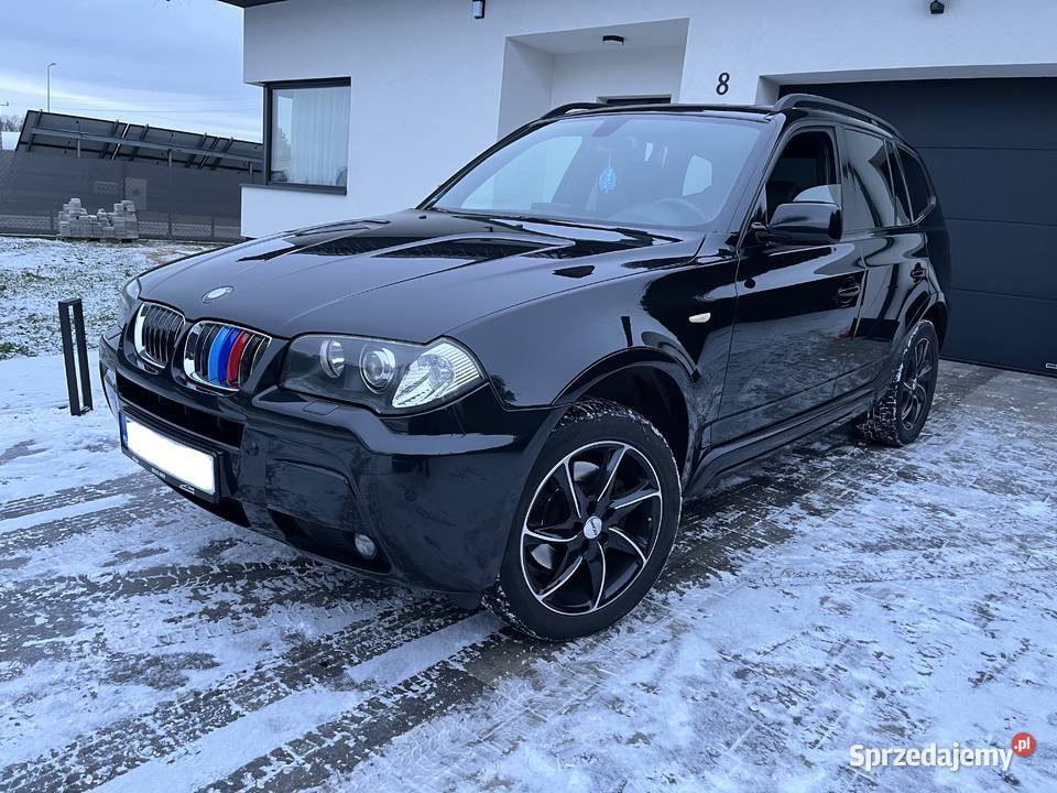 BMW X3 X3 30D 2006r Automat MPakiet Czarna 218KM Toruń sprzedam