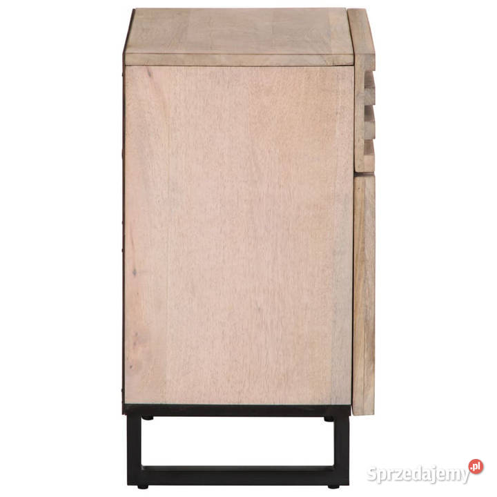 Szafka nocna biała 50x34x60 lite drewno mango Warszawa