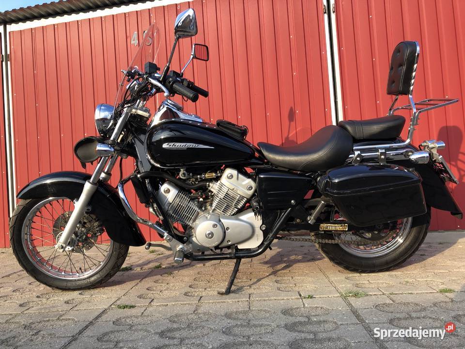 Honda Shadow VT 125 Custom Piękna tłumik Silver Honda mazowieckie Żyrardów sprzedam
