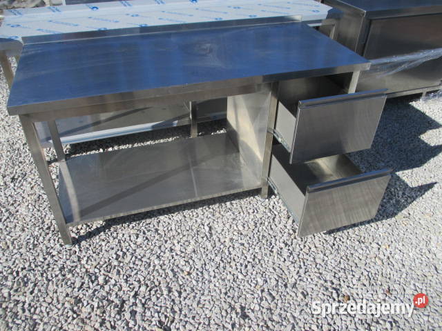 Stół Gastronomiczny Z Półką 2 Szufladami 1607085 wielkopolskie Ostrów Wielkopolski sprzedam