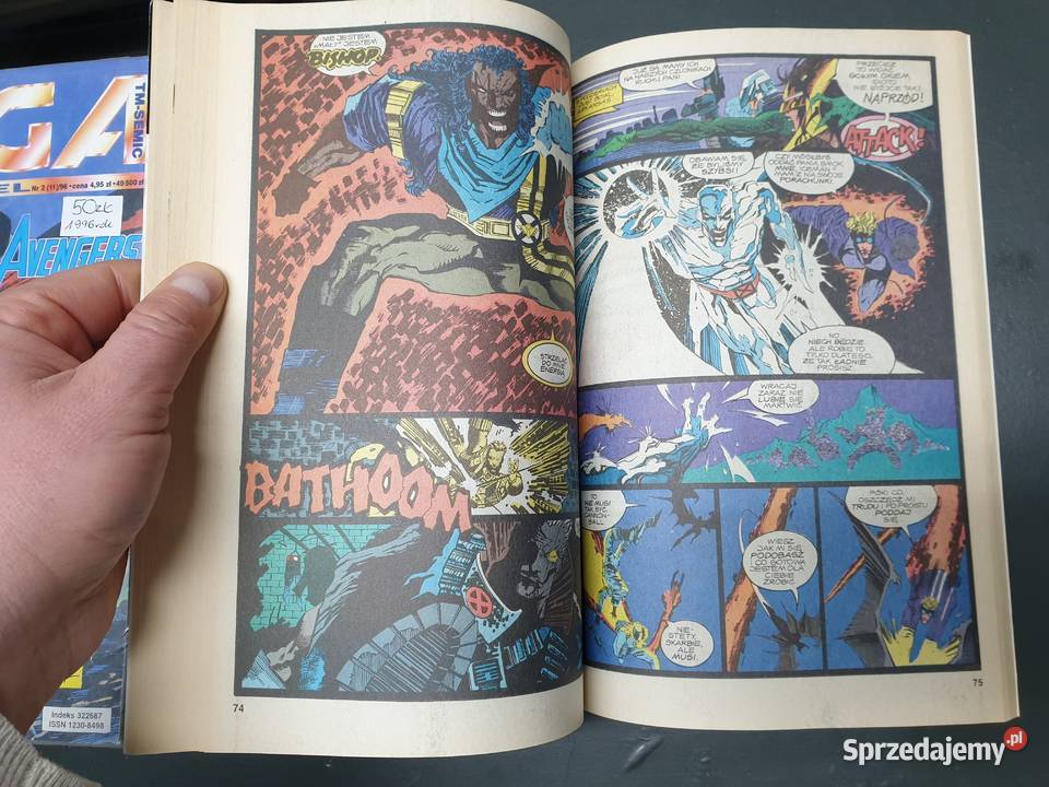 Mega Marvel 1 10 1996 XMen ExCutioners Song Komiksy Gdynia
