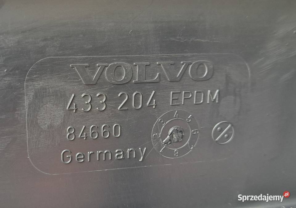 Listwa w zderzak Volvo 440 460 3433204 84660 Mielęcin