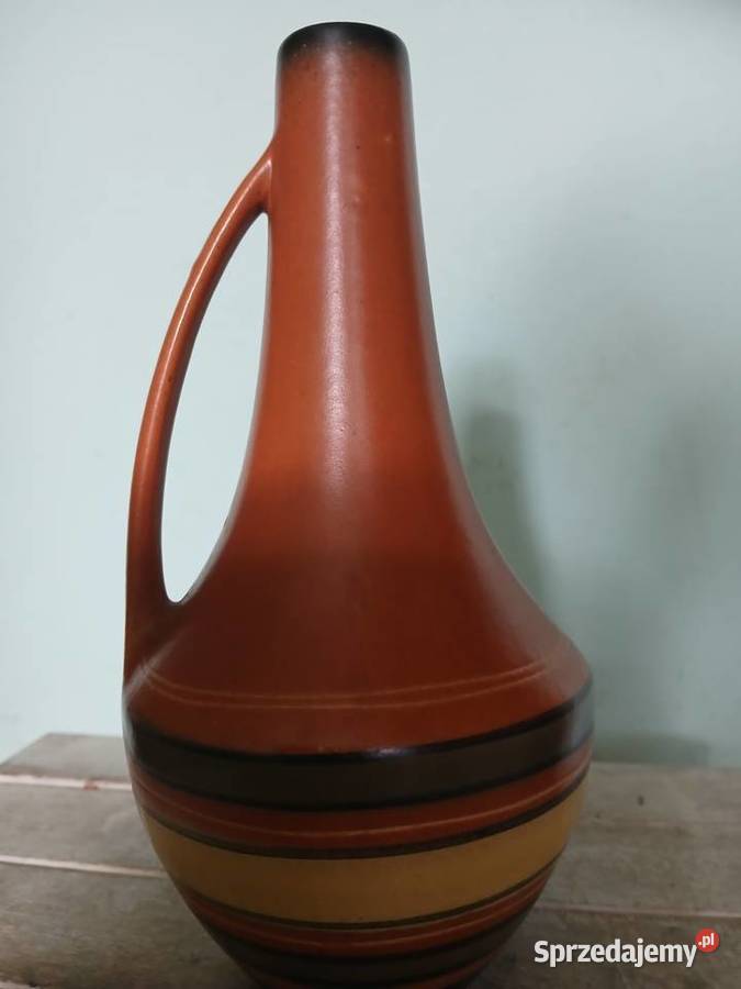 Ceramiczny wazon z lat 70 tych małopolskie Kraków