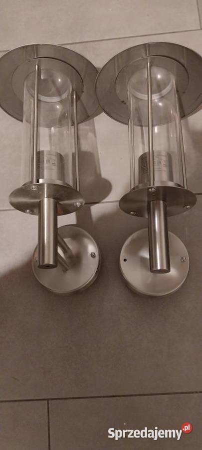 Dwa metalowe kinkiety Ciechocinek