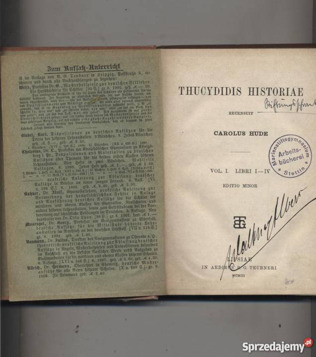 Historiae volI Libri I IV Szczecin