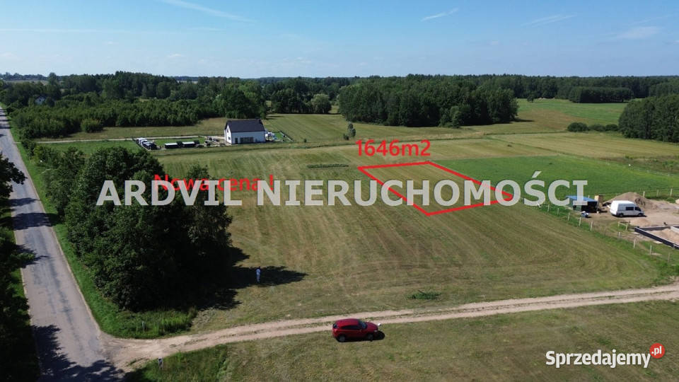 Grunt 1646m2 Kamionka prąd