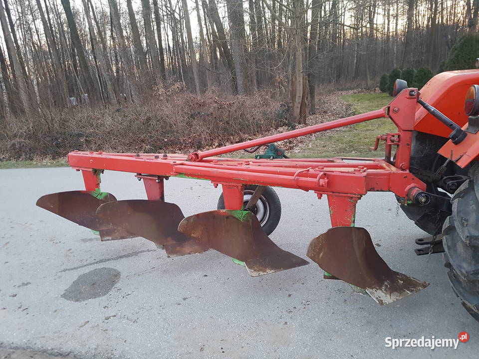 Pług zagonowy Duży 4skibowy oryginalny fabryczny Dąbrowa Tarnowska