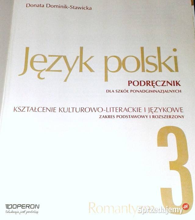 Odkrywamy na nowo 3 Język polski Podręcznik lubelskie Chełm sprzedam