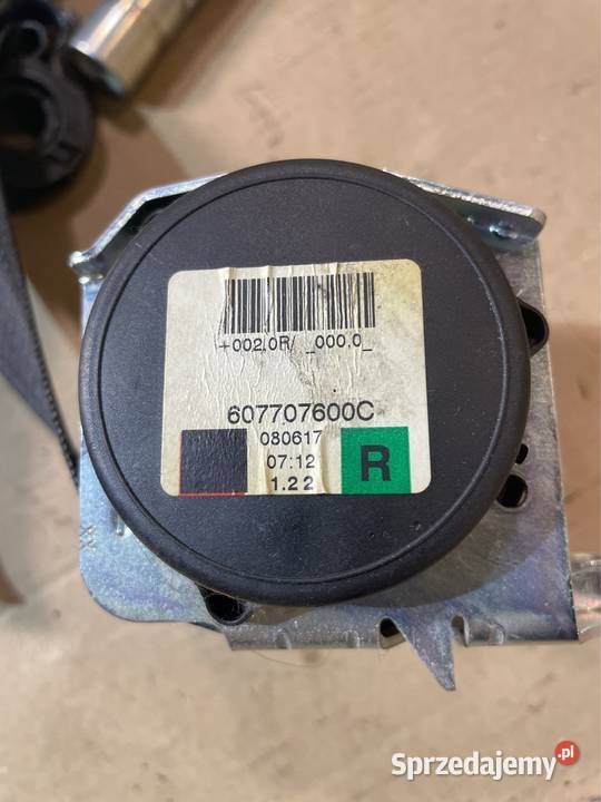 Pas bezpieczeństwa 607707600C opel corsa d 3d Rok produkcji 2005 Szczecin