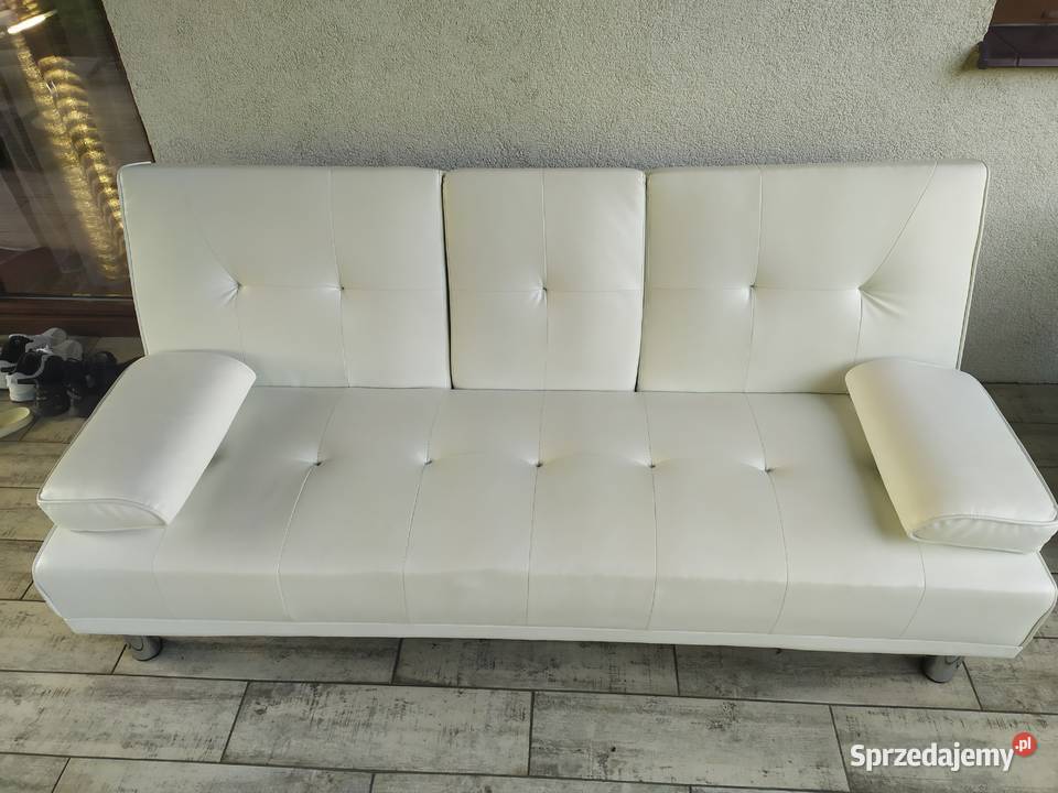 Kanapa sofa rozkładana ze stolikiem ekoskóra skóra ekologiczna Iłża sprzedam