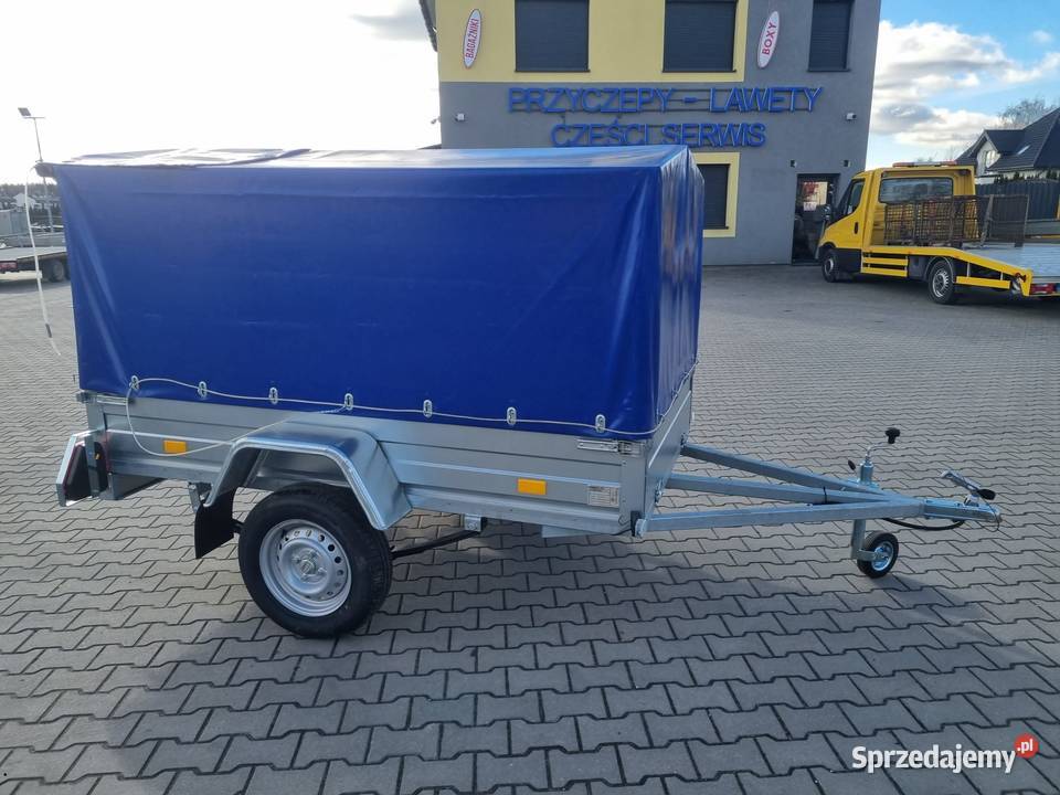 Przyczepka towarowa 220x130x110 z plandeka mazowieckie Lesznowola