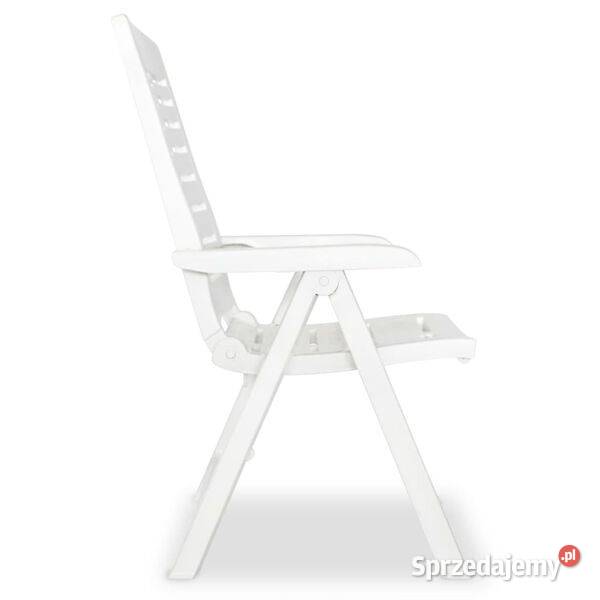 vidaXL Rozkładane krzesło ogrodowe 2 plastikowe Warszawa sprzedam
