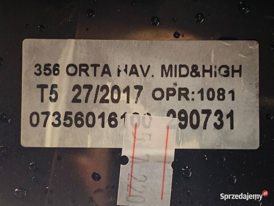 KRATKA NAWIEWU PRZÓD FIAT TIPO 07356016100 Kombi