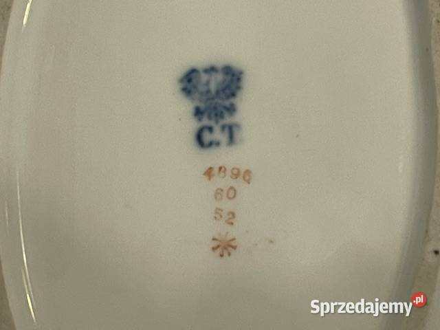 Porcelanowa patera ażurowa Christian Tielsch Kraków