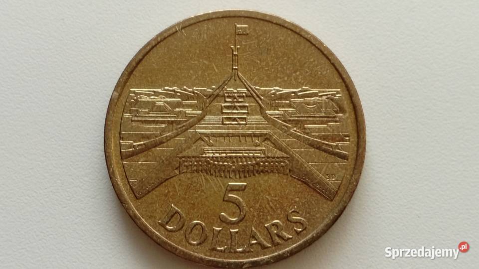 Moneta 5 dolarów 1988 r Parlament Australia Mosina