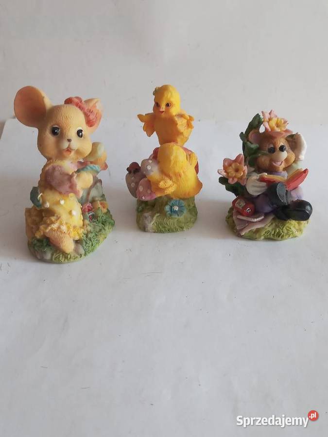 FIGURKI OZDOBY ZESTAW 12 SZTUK Szczecinek