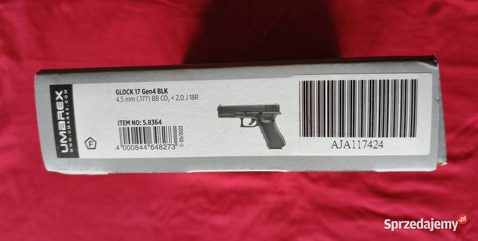 Tanio Nowy GLOCK 17 gen 4 CO2 BB 45 mm Oleśnica sprzedam