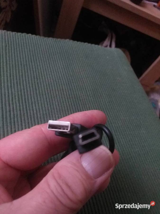 Kabel zasilanie USB do miniUSB 08m Pozostałe