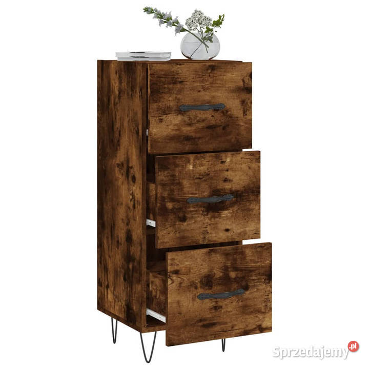 Szafka przydymiony dąb 345x34x90 materiał Pozostałe Warszawa