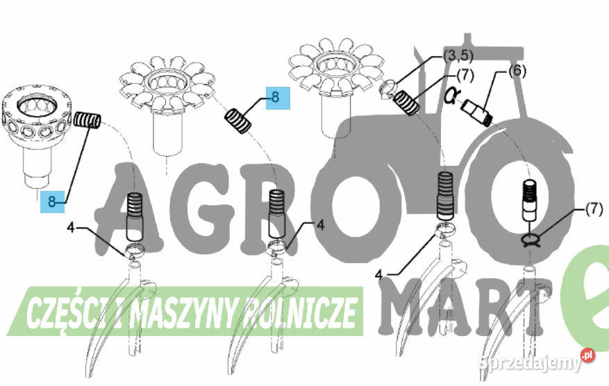 3774032 377 4032 WĄŻ NASIENNY D25 LEMKEN Pozostałe Wichrów