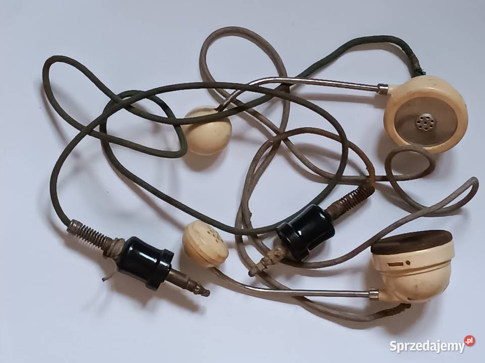 Stare Słuchawki z Mikrofonem 2 Rzeszów sprzedam