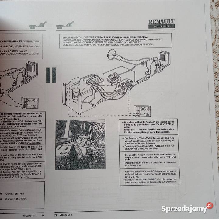 Instrukcja Serwisowa Napraw RENAULT 11054 106 zachodniopomorskie Kamień Pomorski sprzedam