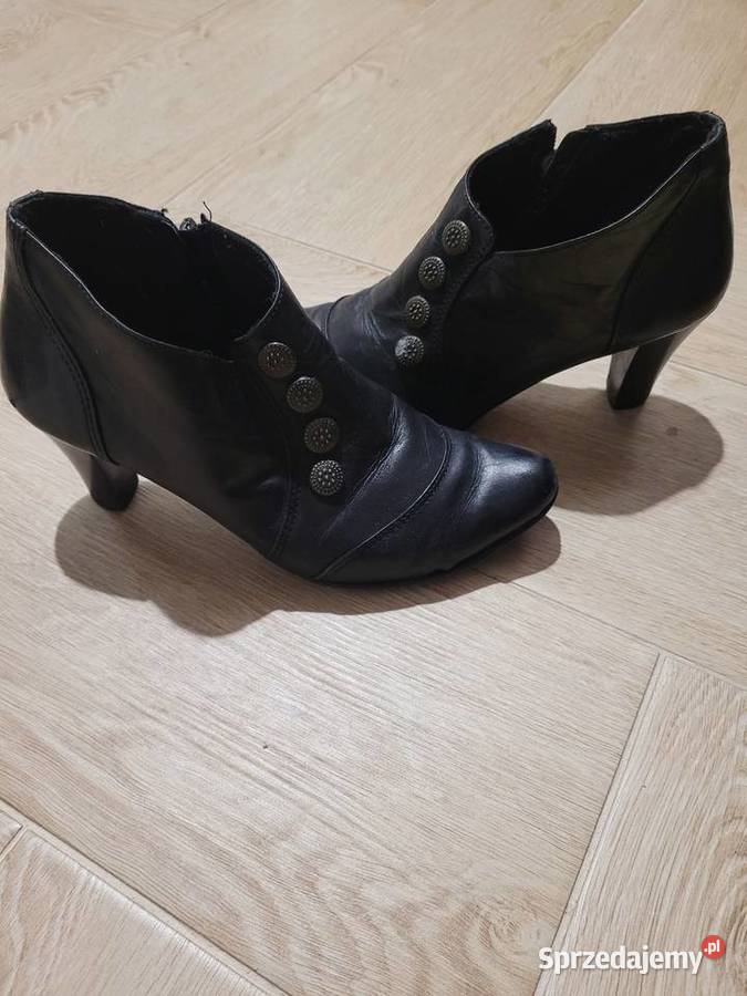 Sprzedam kozaczki skórzane Zelów