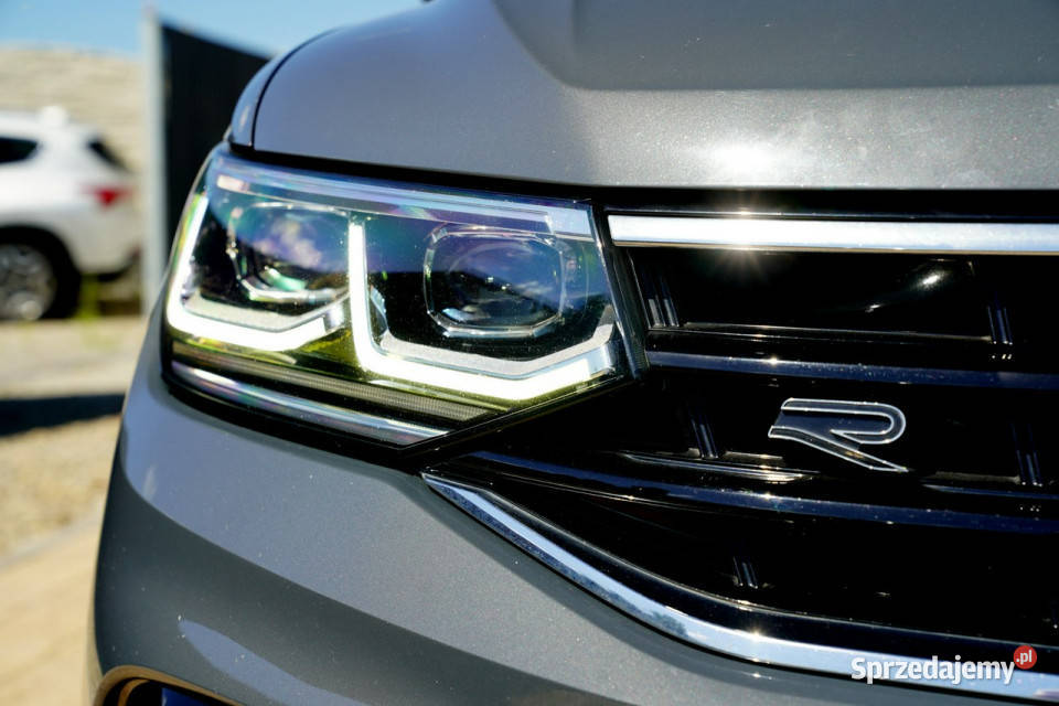 Volkswagen Tiguan RLINE x 3 SKÓRA blis grzane szary Otmuchów