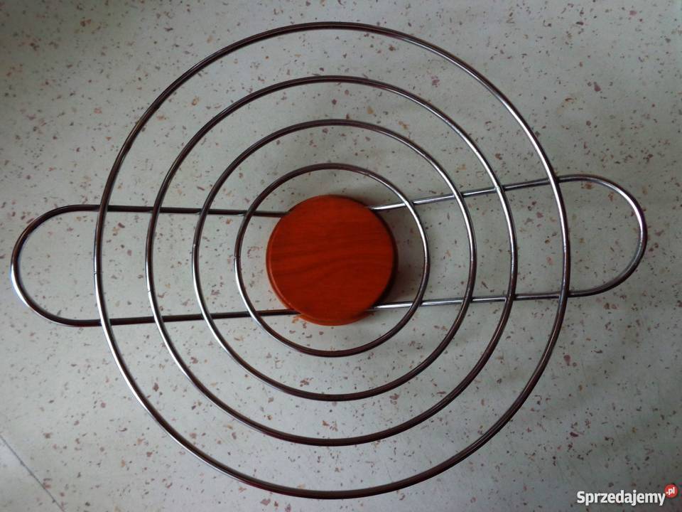 Kosz na owoce metalowodrewniany płaski średnica wielokolorowy Warszawa