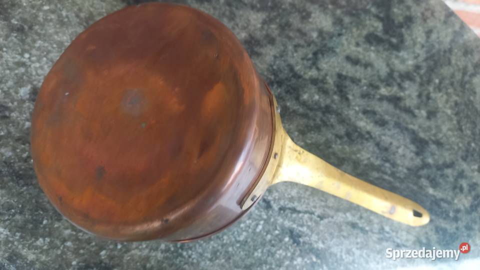 Garnek miedziany Rondelek Chochla Dekoracja 696 zachodniopomorskie Gawroniec