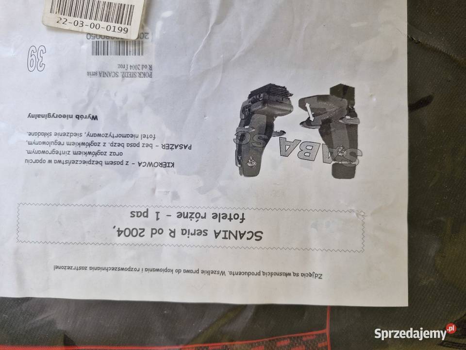 Pokrowcem scania r 2004 sprzedam