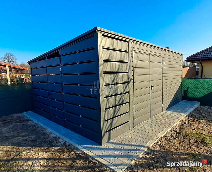 Garaż blaszany schowek 45x45m wiata 1m 2x drzwi Bydgoszcz sprzedam