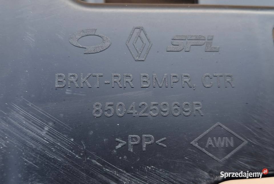 RENAULT KOLEOS II MOCOWANIE ZDERZAKA TYŁ osobowe lubuskie Bieleń