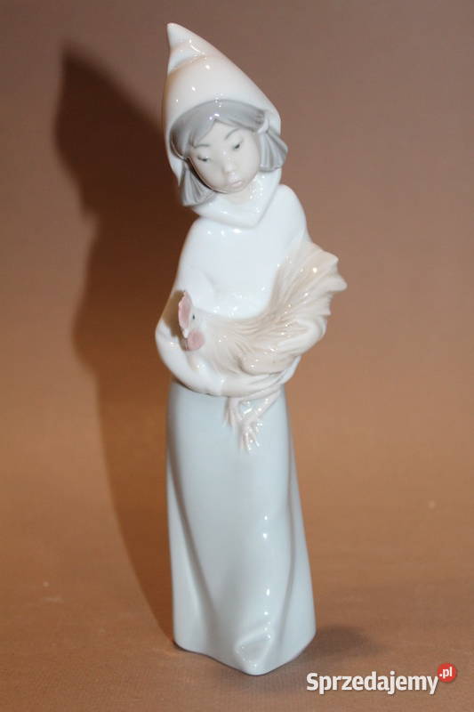 Figurka dziewczynka z kurą Lladro 128 FiaF Szczecin