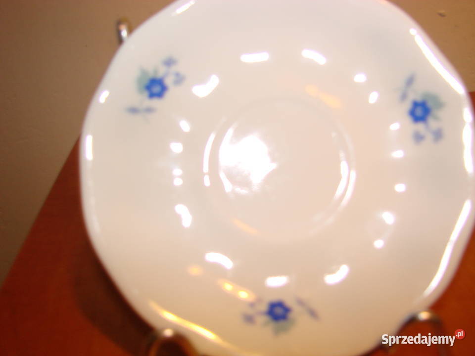 Karolina porcelanowy spodek talerzyk Pruszcz Gdański