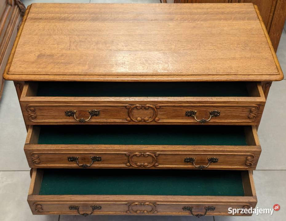 Dębowa komoda ludwikowskasklep Dąbrowa Górnicza