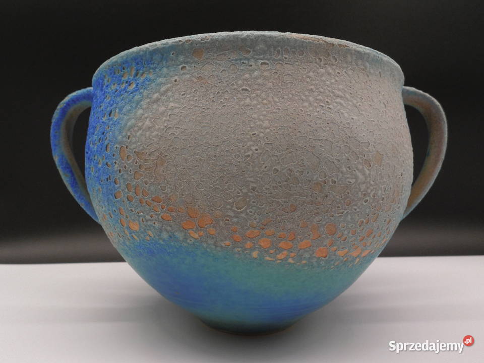 Artystyczna Misa Ceramiczna z Uchwytami Raszków sprzedam