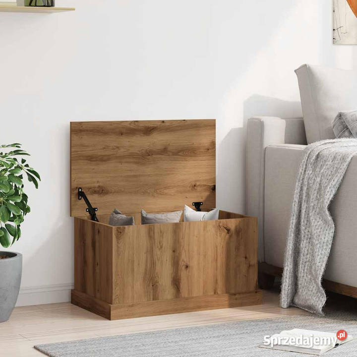 Skrzynia dąb artisan 70x40x38 materiał