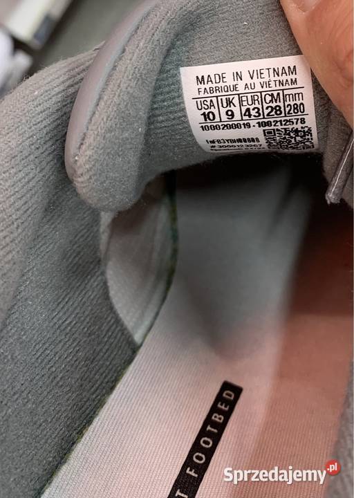 Reebok smash edge szare męskie rozmiar 43 28cm Dzierżoniów