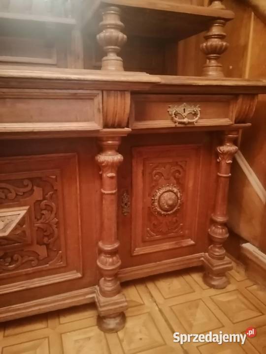 Zabytkiowy Kredens Eklektyczny ok 250 letni Piastów