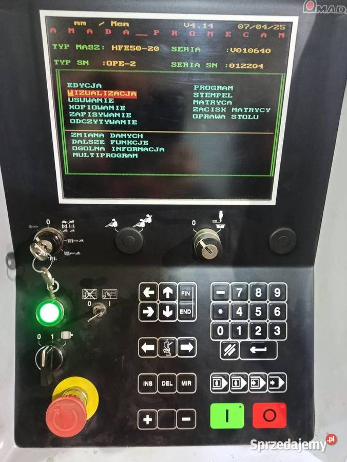 Amada elektronika serwo karty osi IO panele Produkcja Wrocław sprzedam