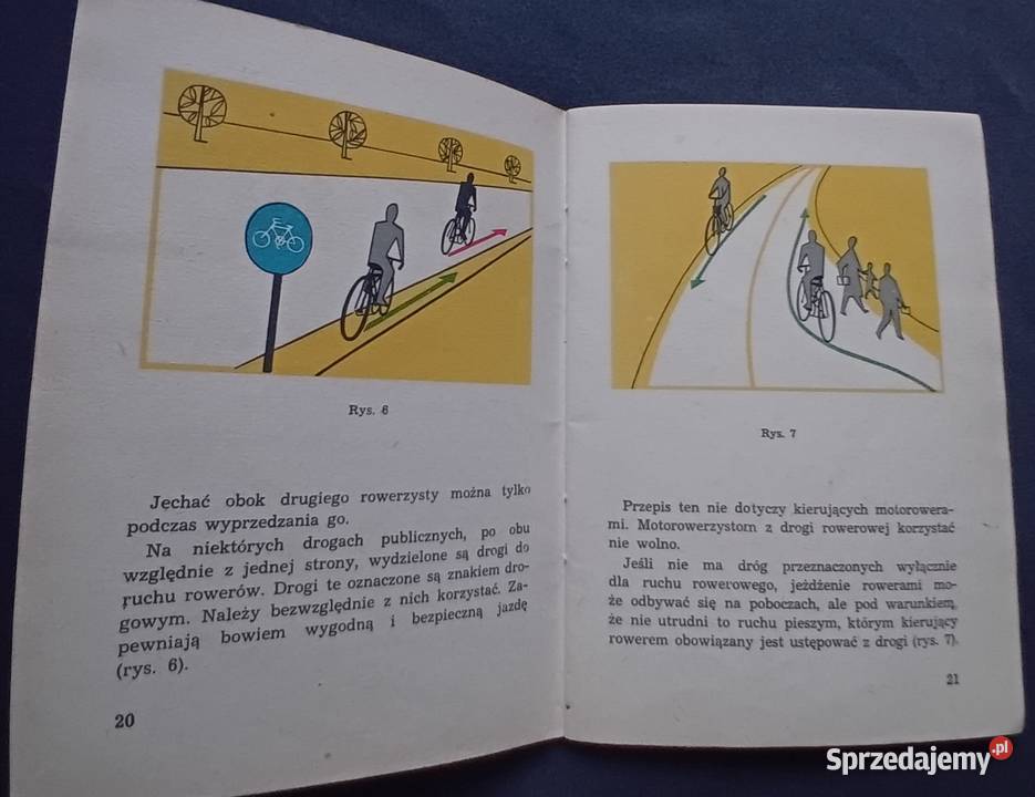 Z Słabęcki Zasady ruchu rowerowego WKŁ 1962 r