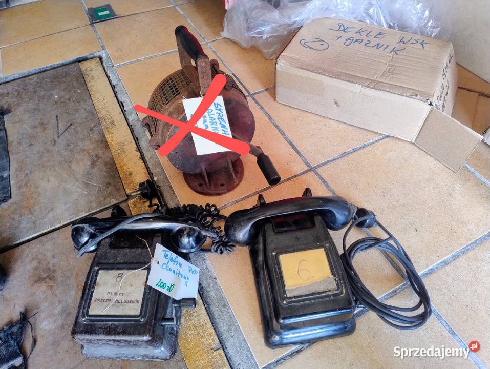 SPRAWNY Telefon ebonitowy RWT MB56B kręcony na Krotoszyn sprzedam