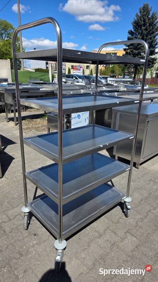 Wózek Kelnerski Wysoki Mobilny 5 Półkowy M1658 N Gastronomia Nowe Skalmierzyce