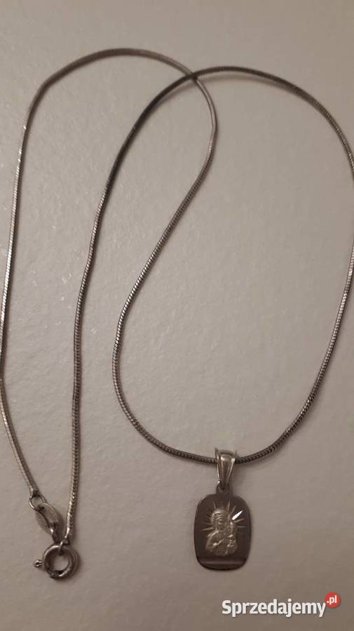 łańcuszek srebrny z medalikiem Łańcuszki mazowieckie Radom