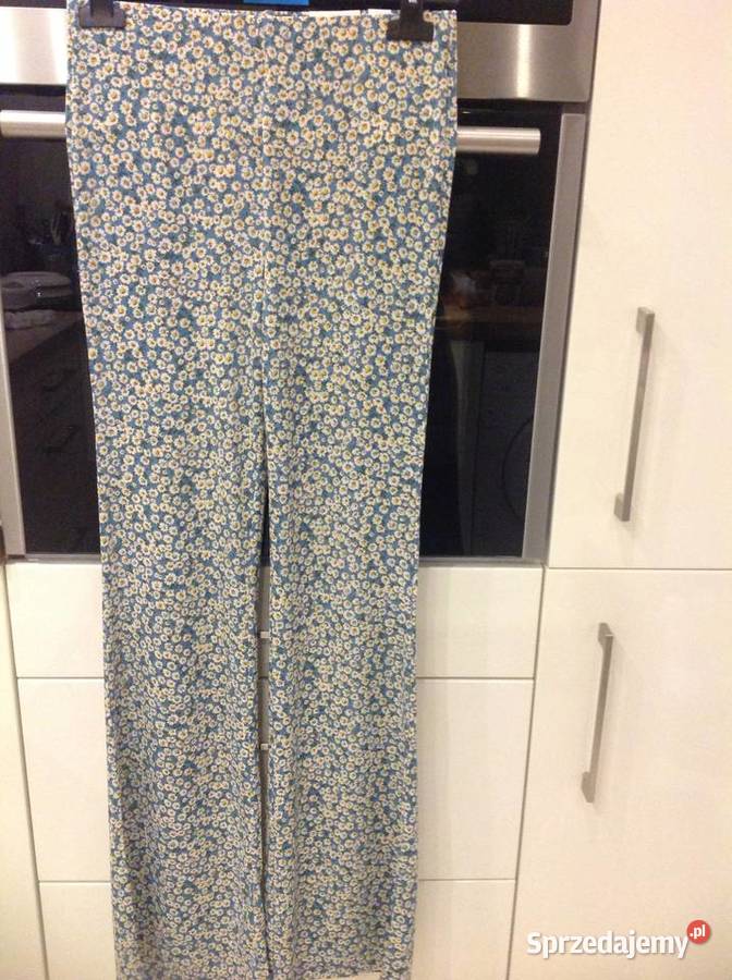 Spodnie Letnie Dzwony Damskie HOUSE S Kwiatki House lubuskie
